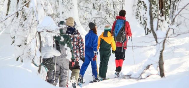 Caminata con raquetas al Refugio del Bosque Chapelco