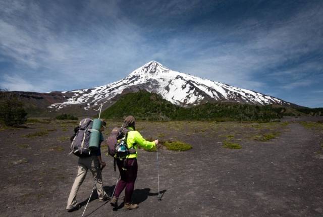 Refugio Volcán Lanín en la Cara Norte