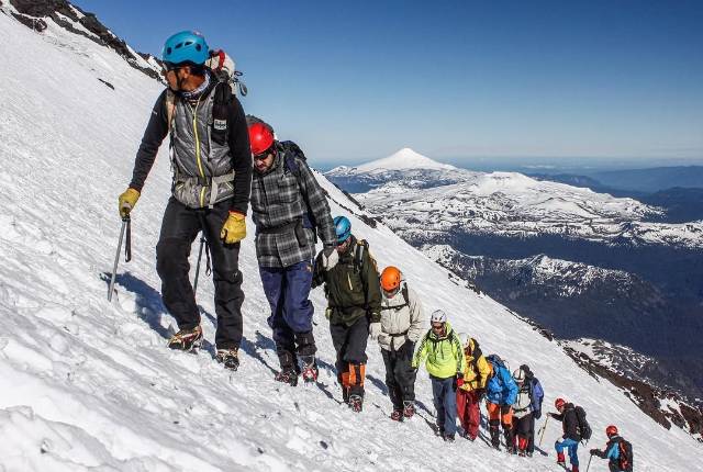 Ascenso al Volcan Lanin